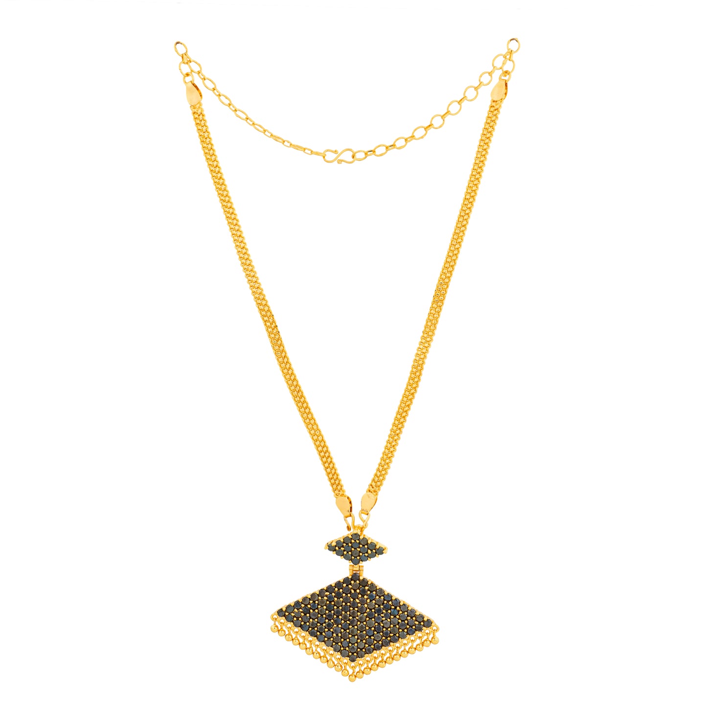 PATHAKAM CHAIN PENDANT CP 89 BLACK