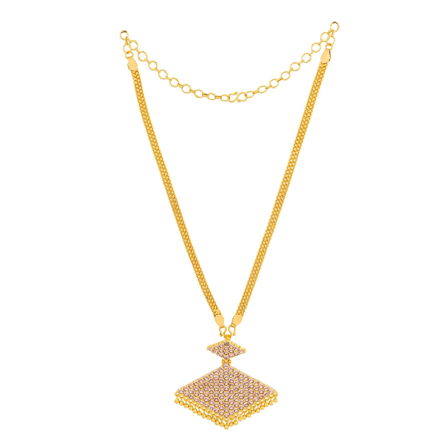 PATHAKAM CHAIN PENDANT CP 89 NAYAGOLD MERAGOLD