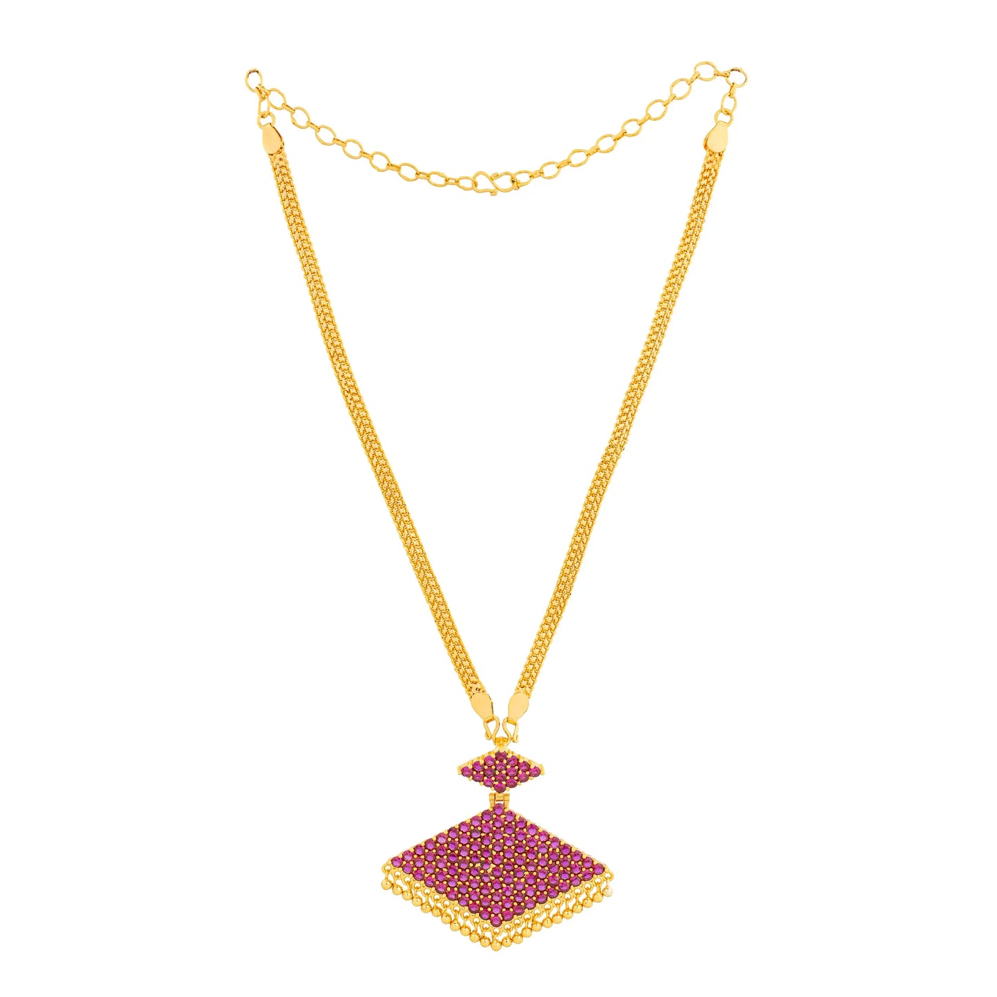 PATHAKAM NECKLACE CP89 NAYAGOLD MERAGOLD