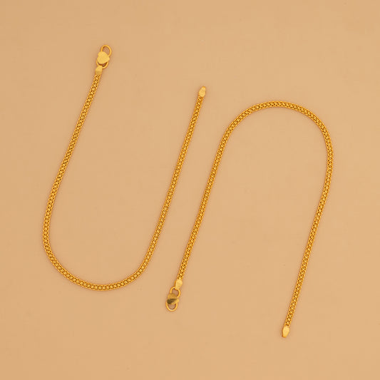 gold plated anklet