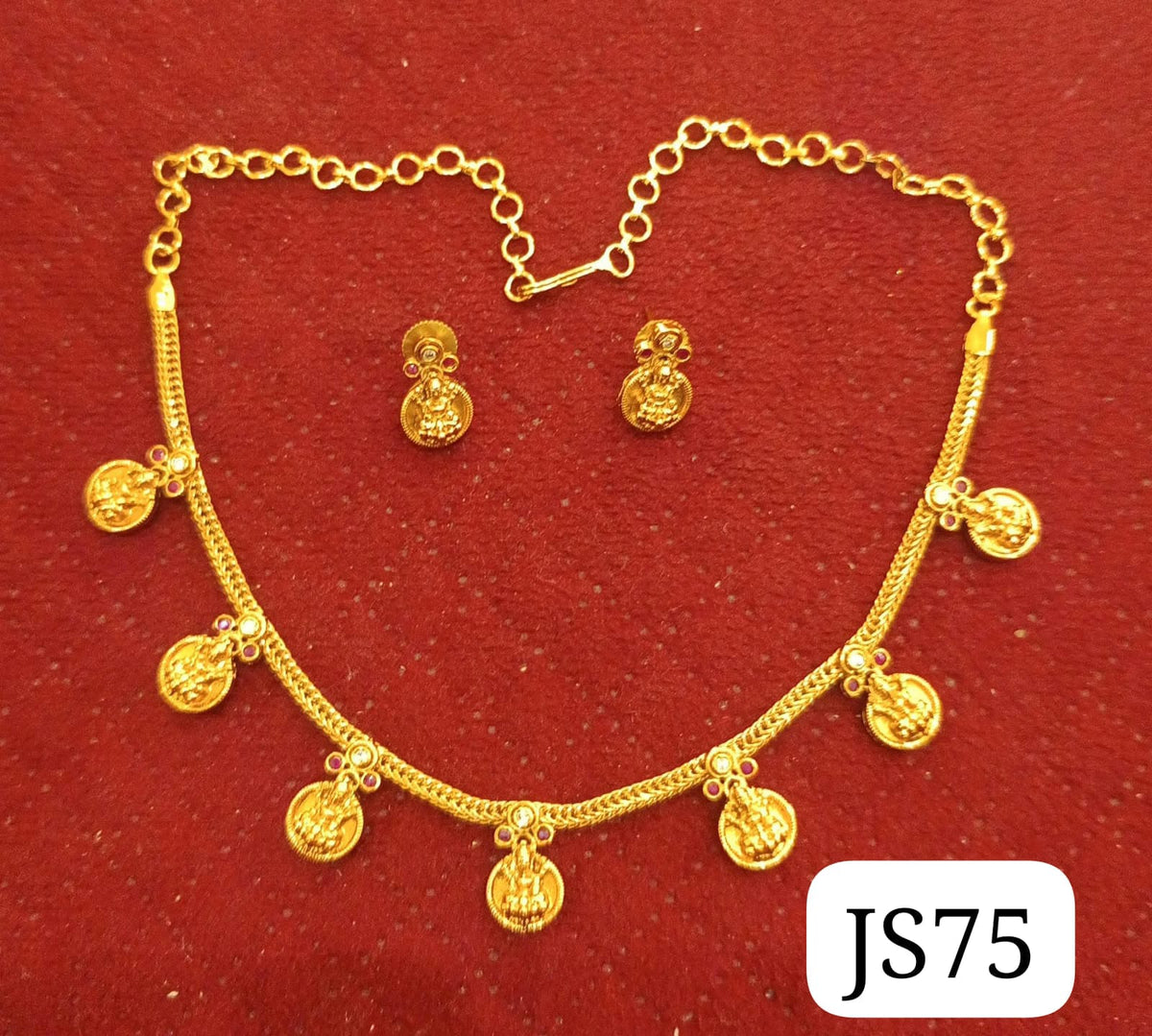 ANTIQUE LAKSHMI JEWELLER SET 