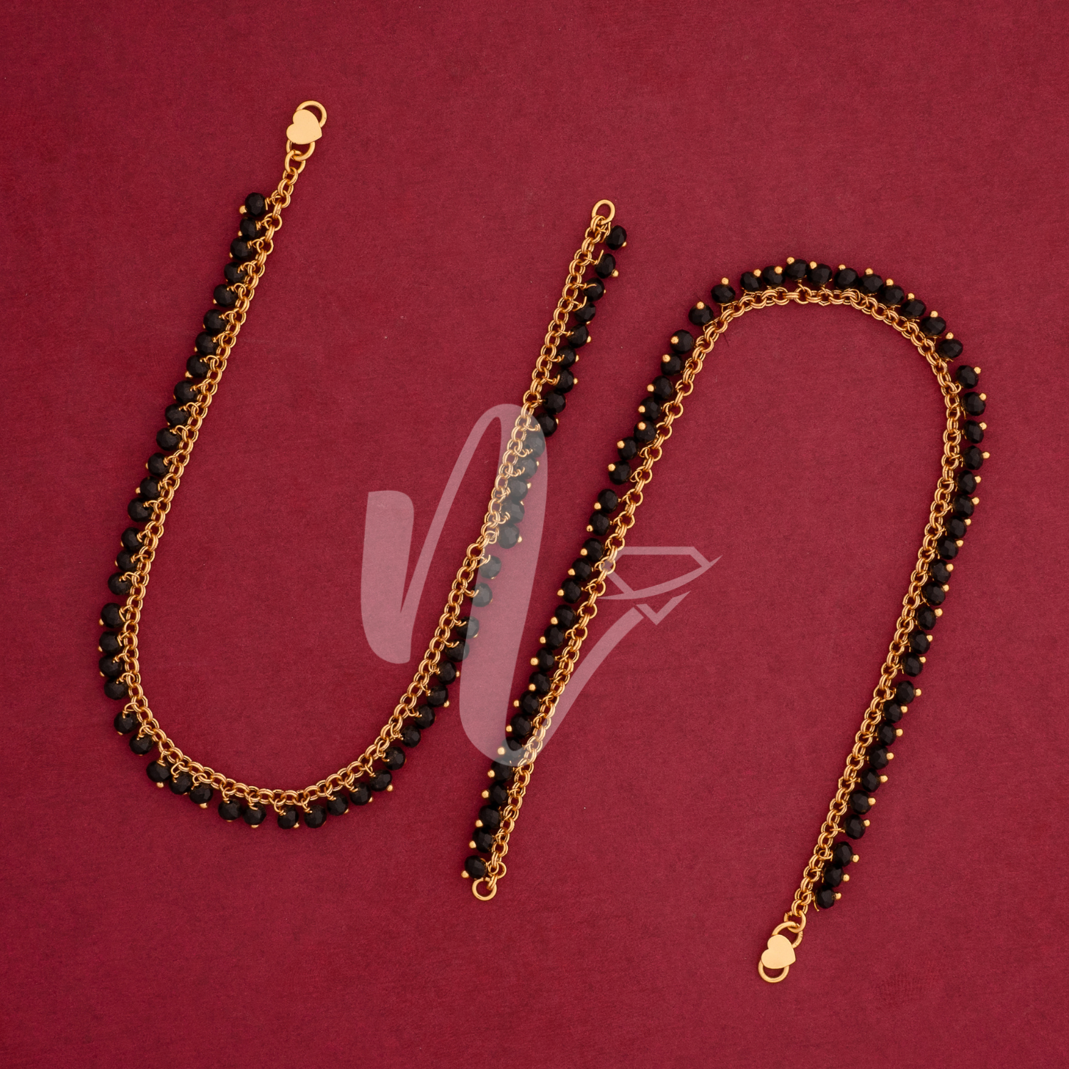 gold plated anklet