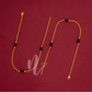 gold plated anklet