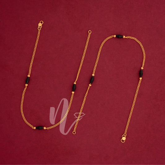 gold plated anklet