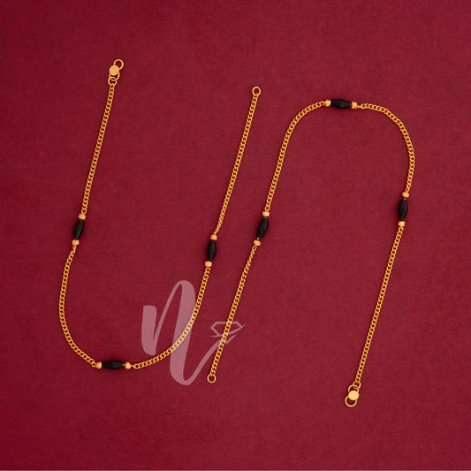 gold plated anklet