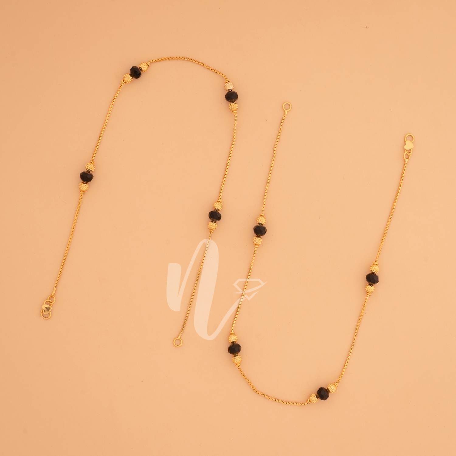 gold plated anklet