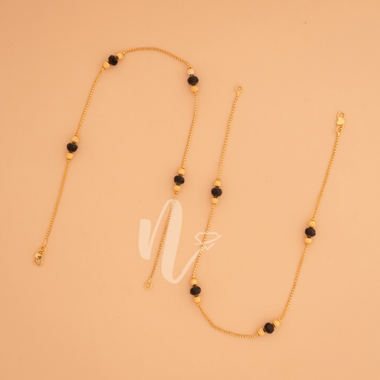 gold plated anklet
