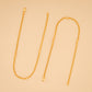 gold plated anklet