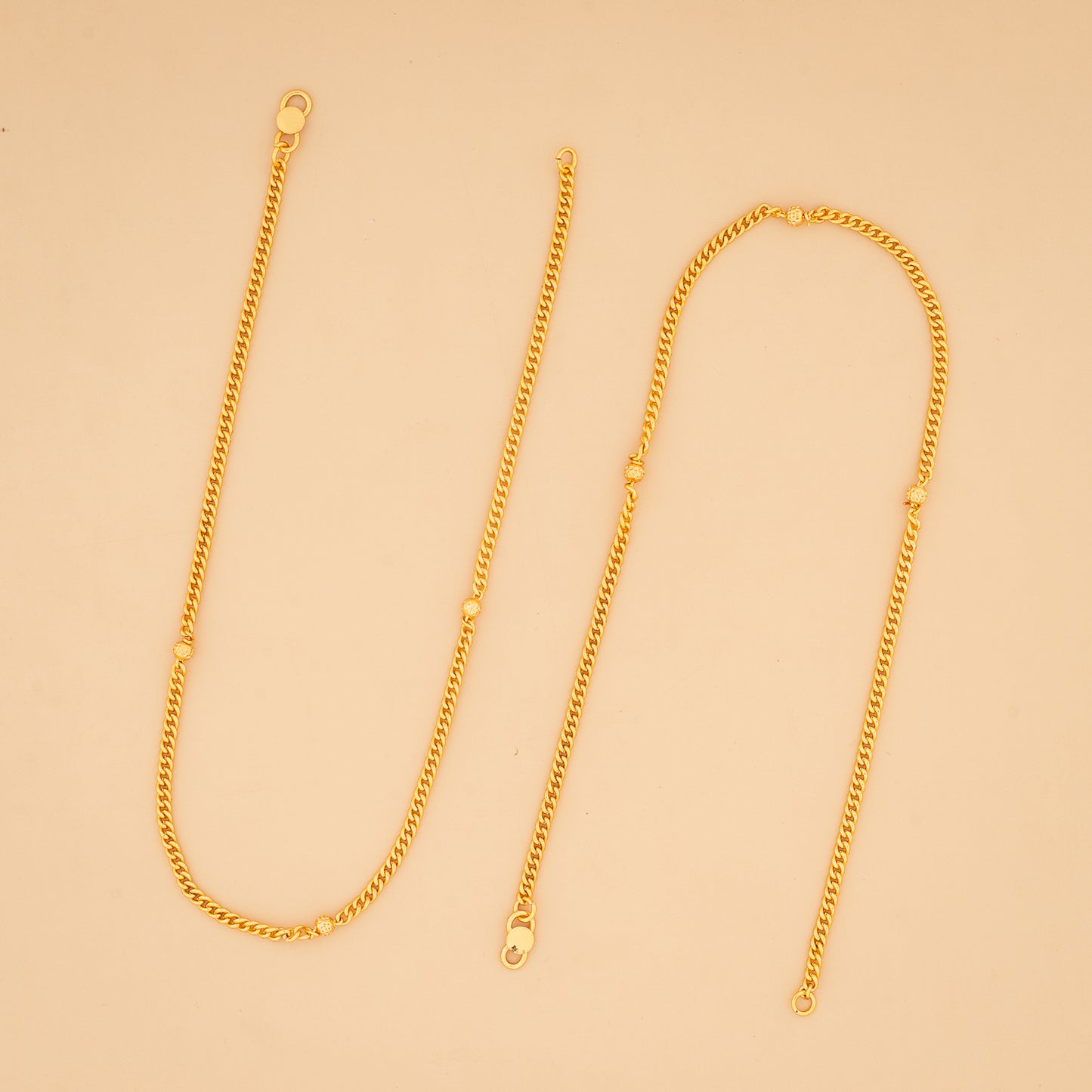 gold plated anklet