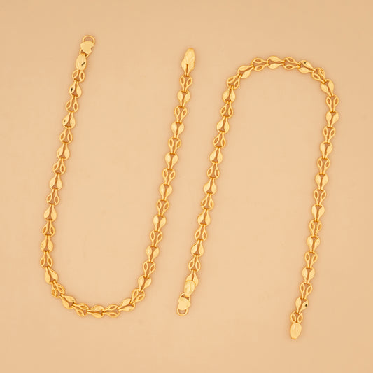 gold plated anklet