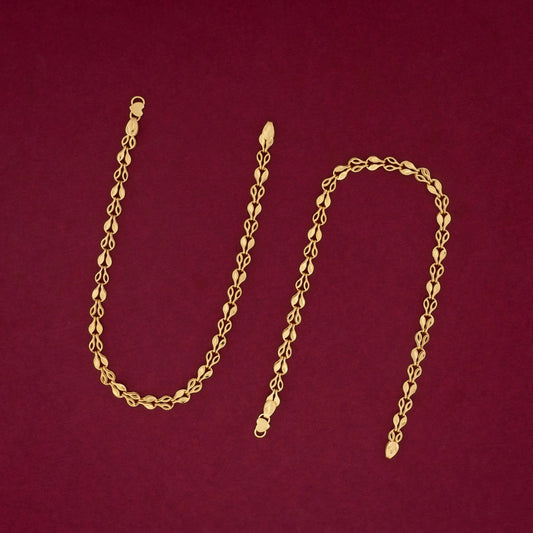 gold plated anklet