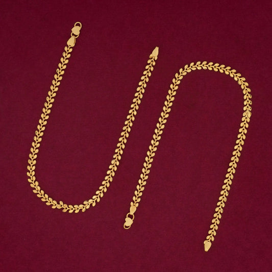 gold plated anklet