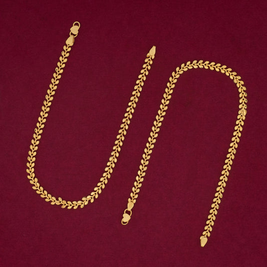 gold plated anklet
