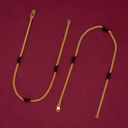 gold plated anklet