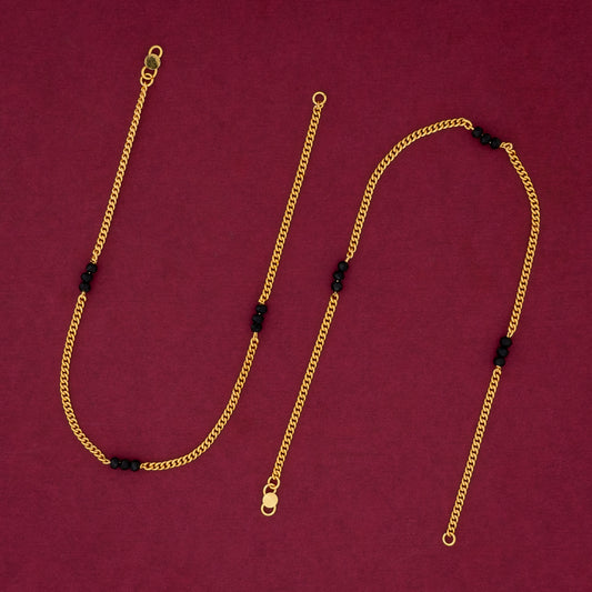 gold plated anklet