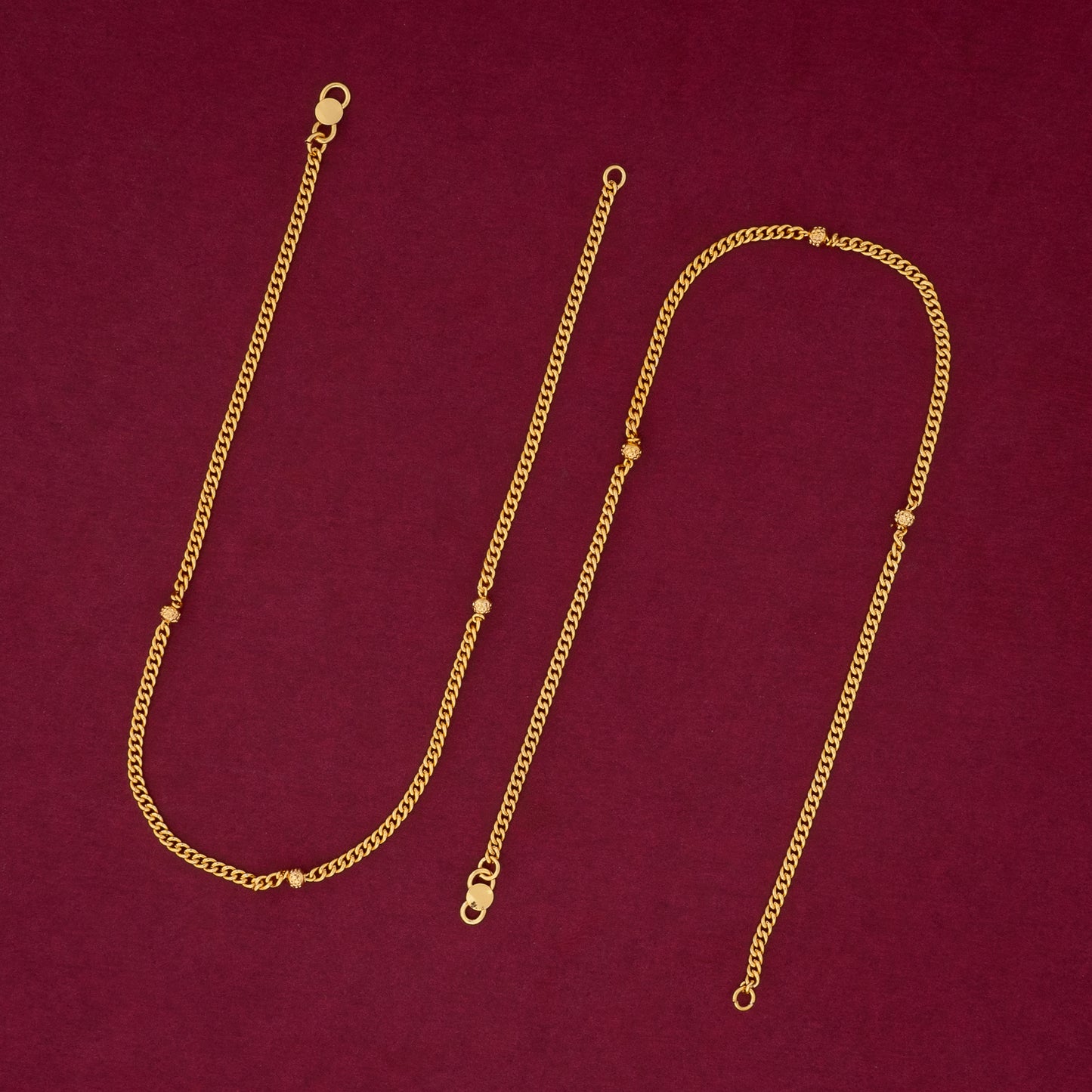 gold plated anklet