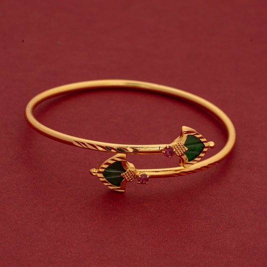 gold plated palakka bangles