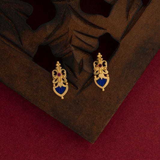 gold plated ear studs