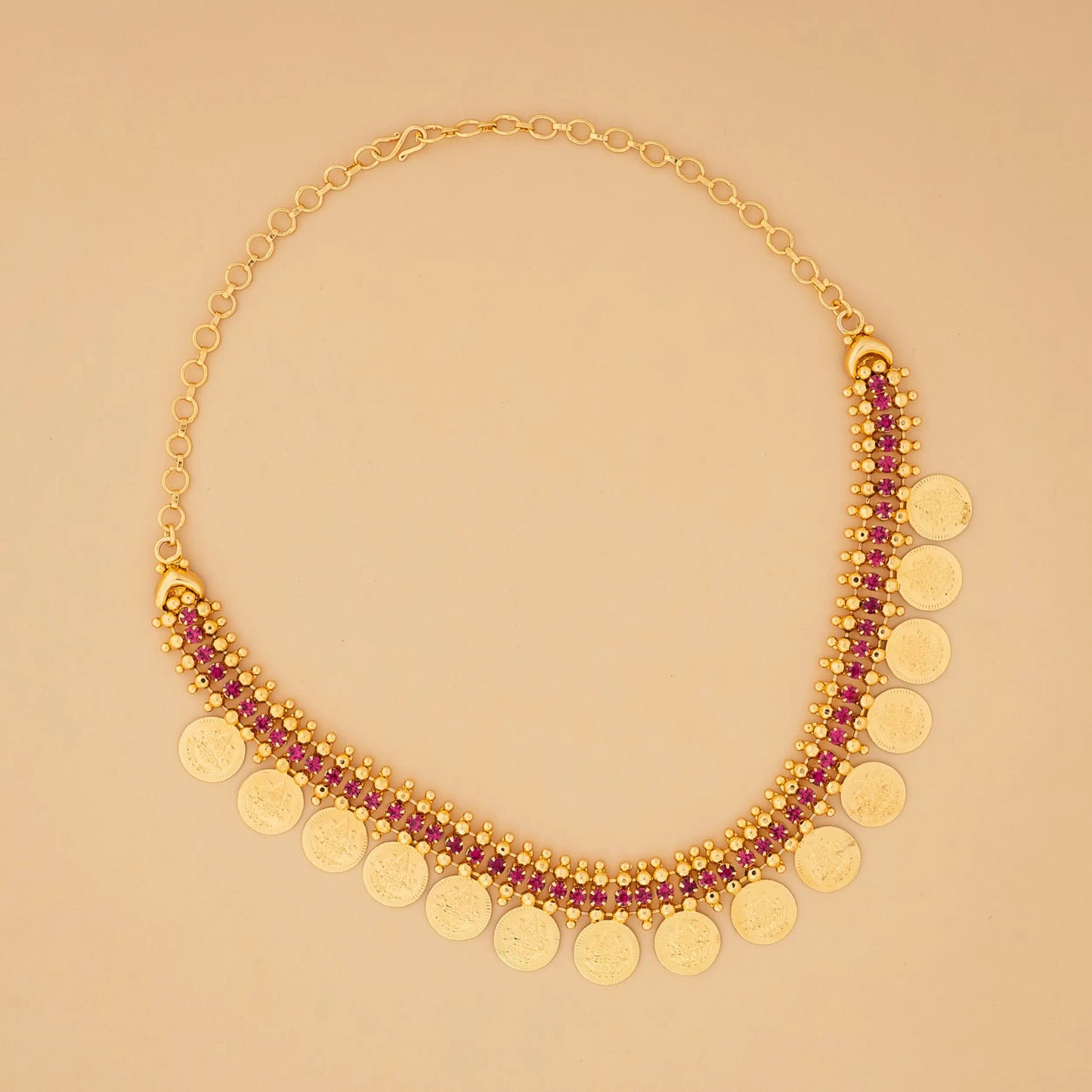 STONE CASHI NECKLES N149 NAYAGOLD MERAGOLD