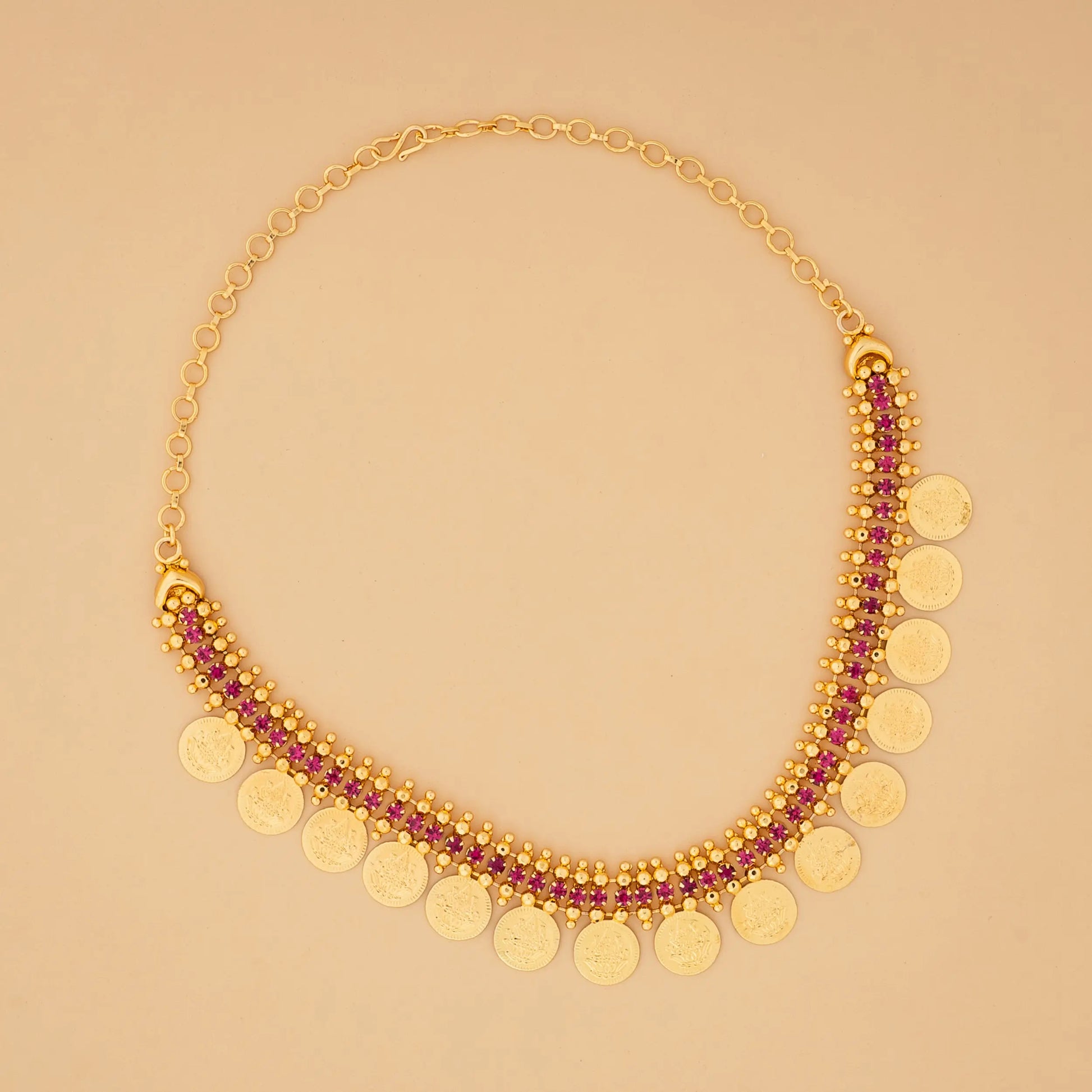 STONE CASHI NECKLES N149 NAYAGOLD MERAGOLD