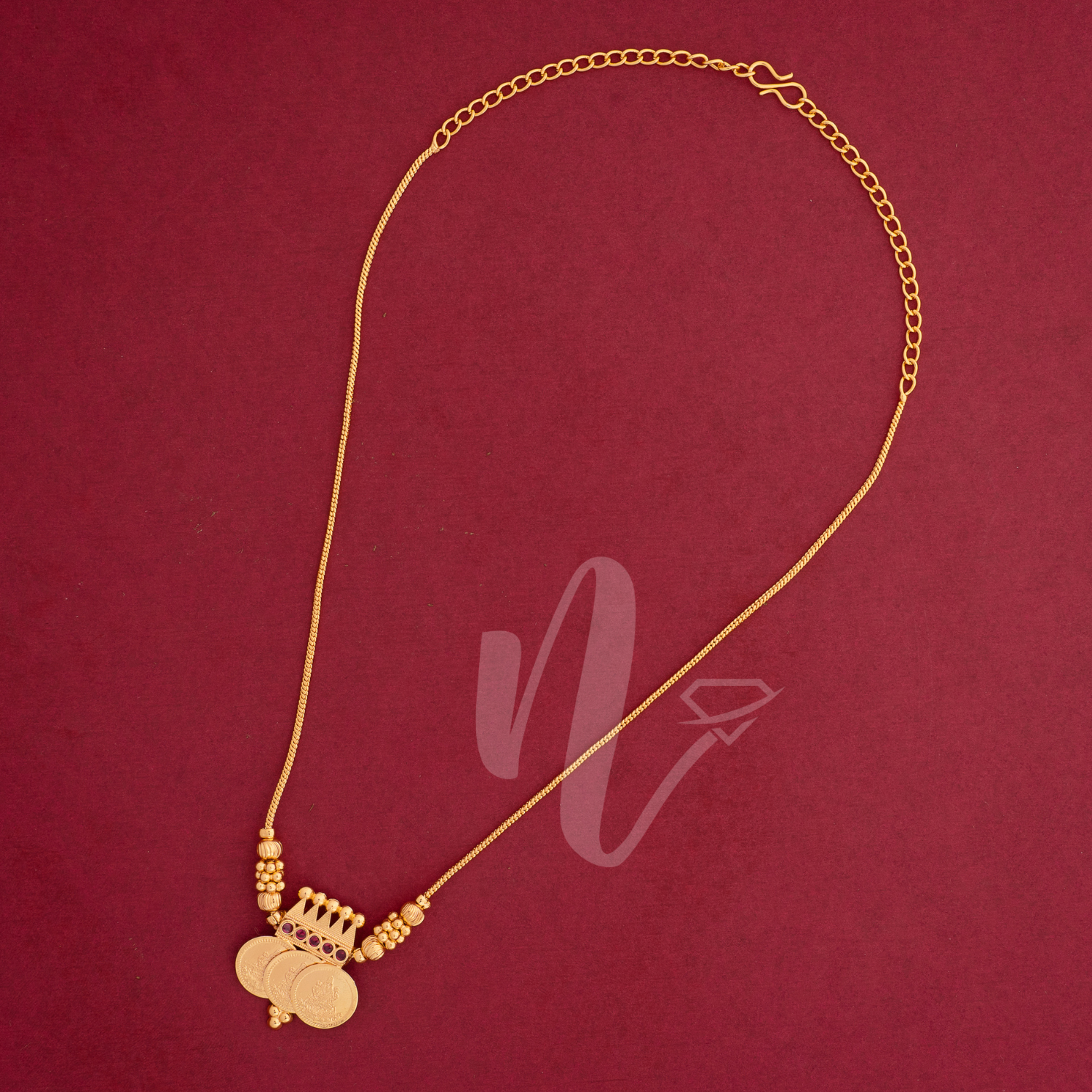gold plated chain pendant