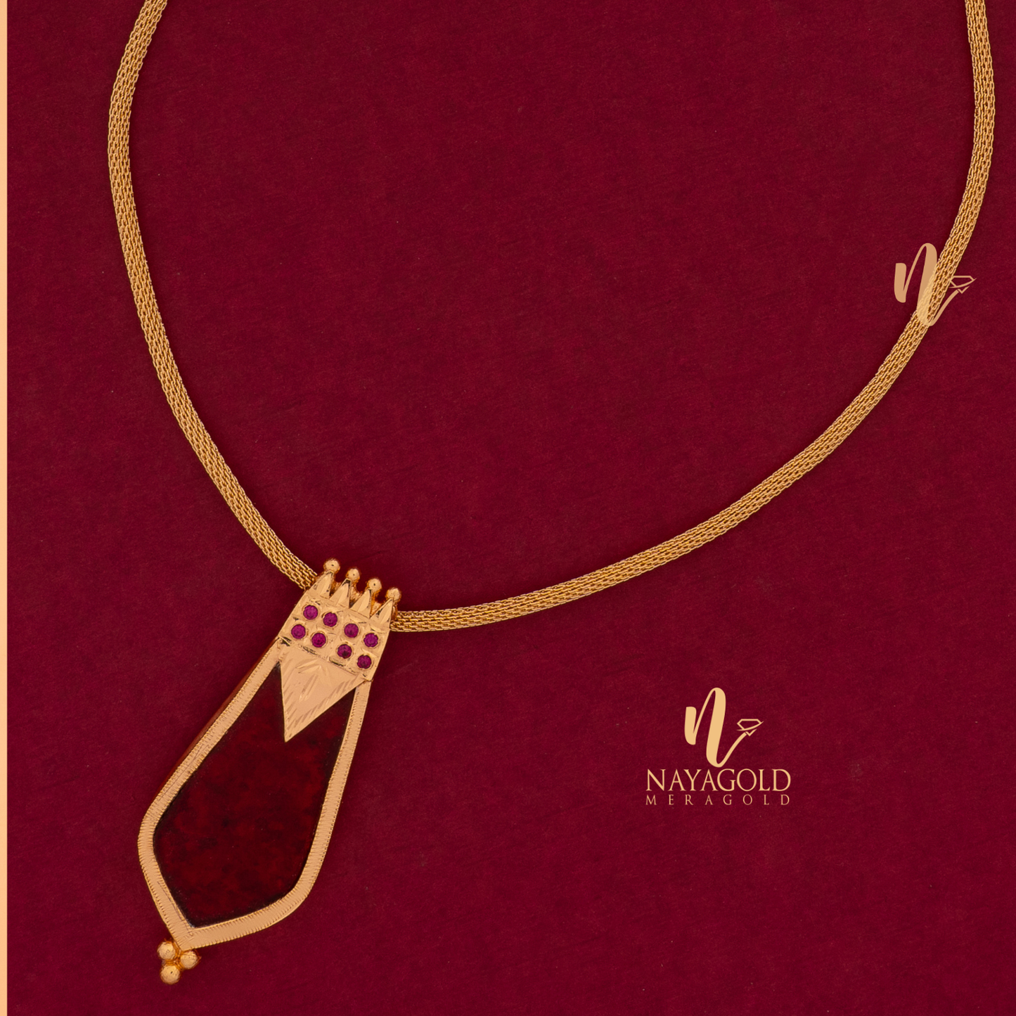 NAGAPADAM CHAIN PENDENT CP13 R