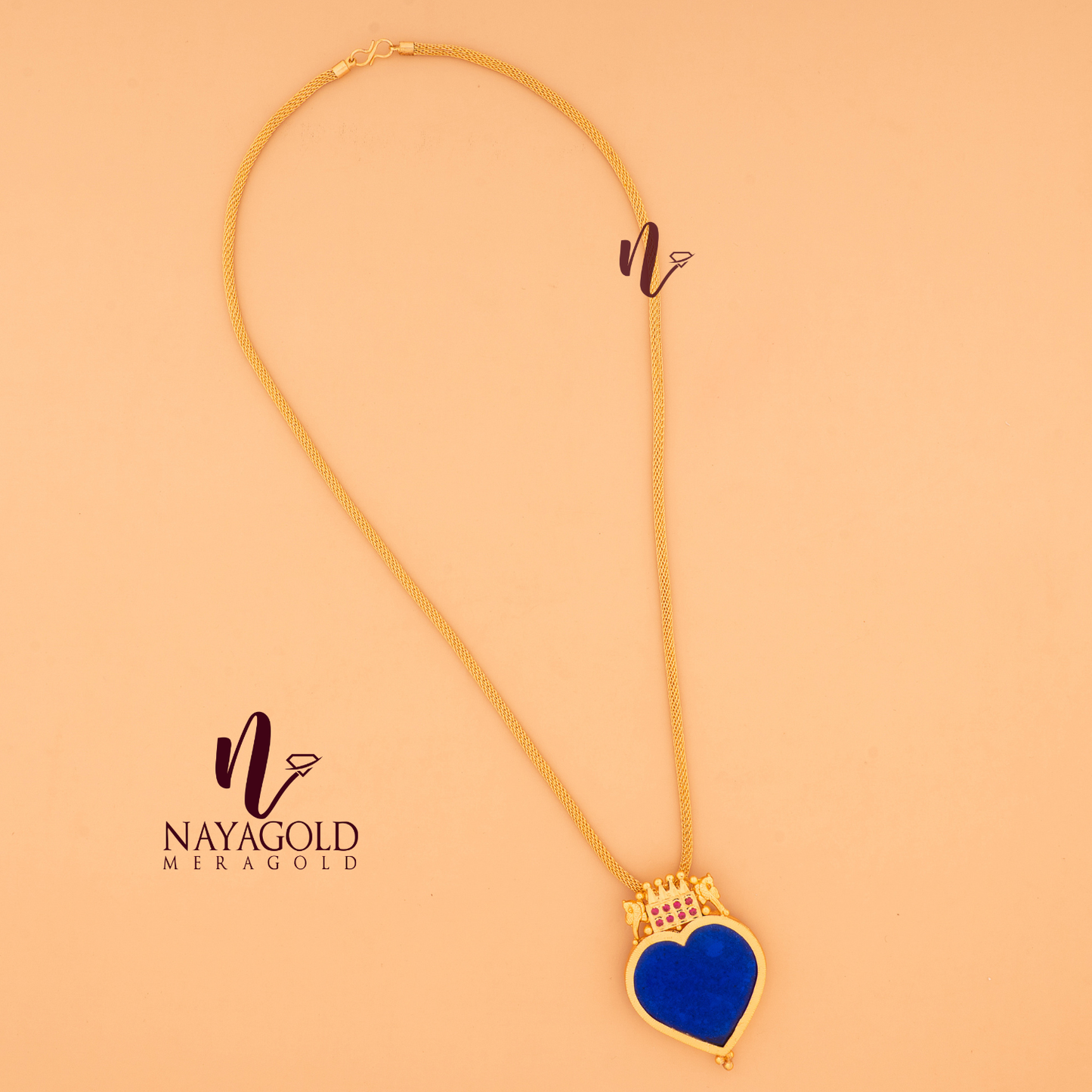 HEART CHAIN PENDENT CP18 B