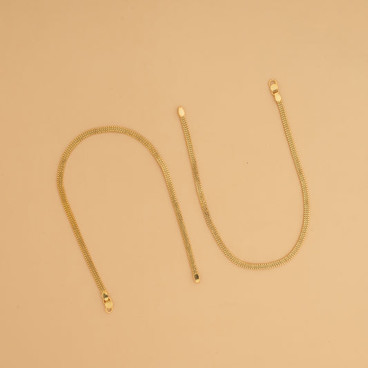 gold plated anklet