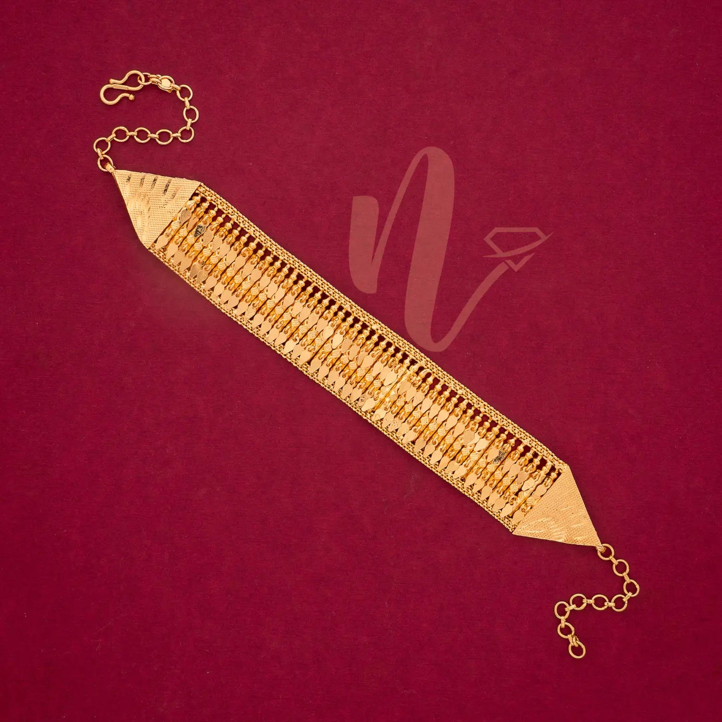GOLD PLATED 2 LAYER ELAKKA THALI NECKLACE