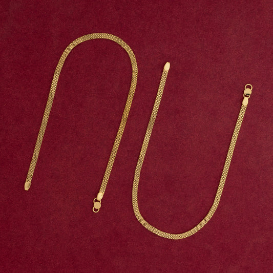 gold plated anklet