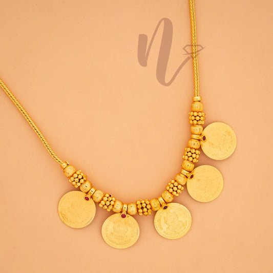 GOLD PLATED COIN  NECKLACE