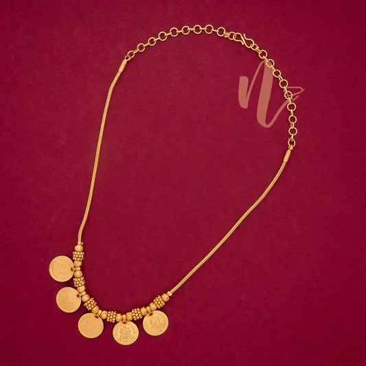 GOLD PLATED COIN ULLIBALL  NECKLACE