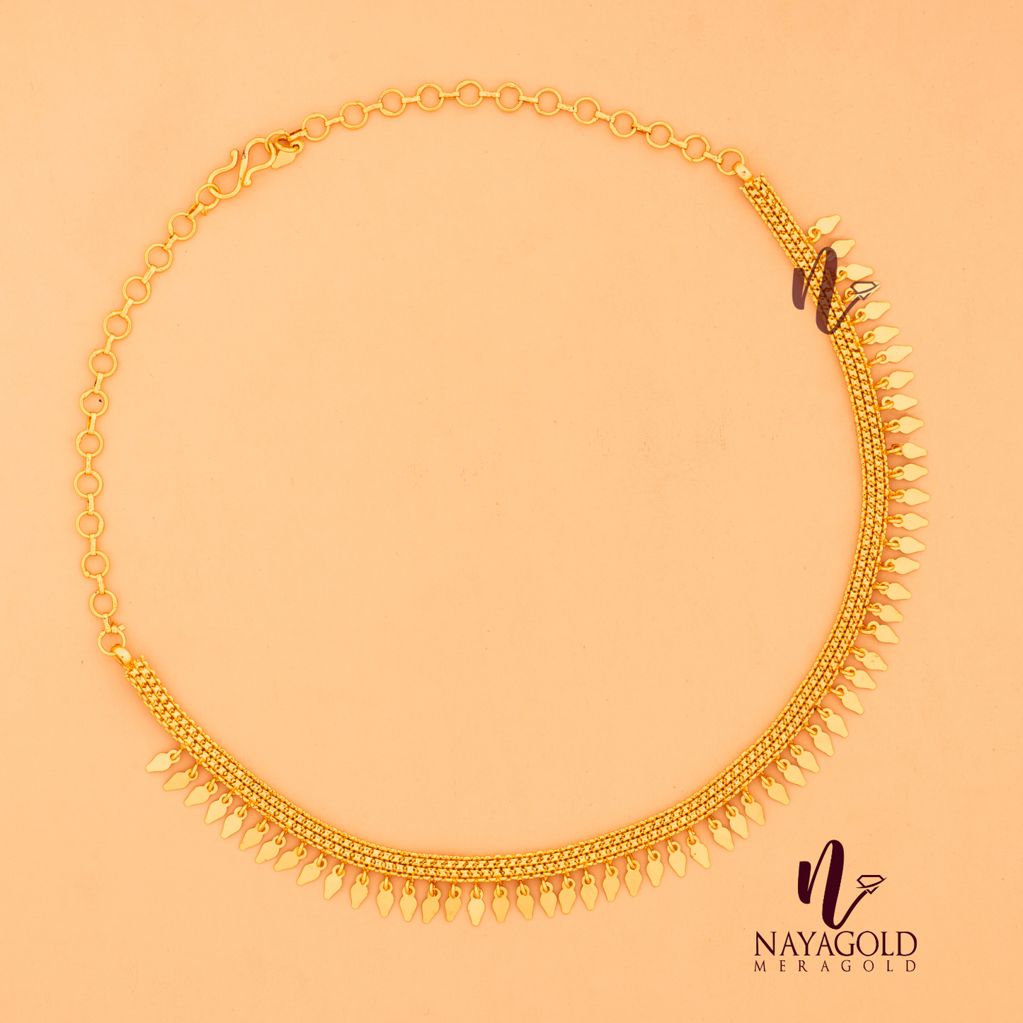 GOLD PLATED  ELAKKATHALI  WITH OUT STONE