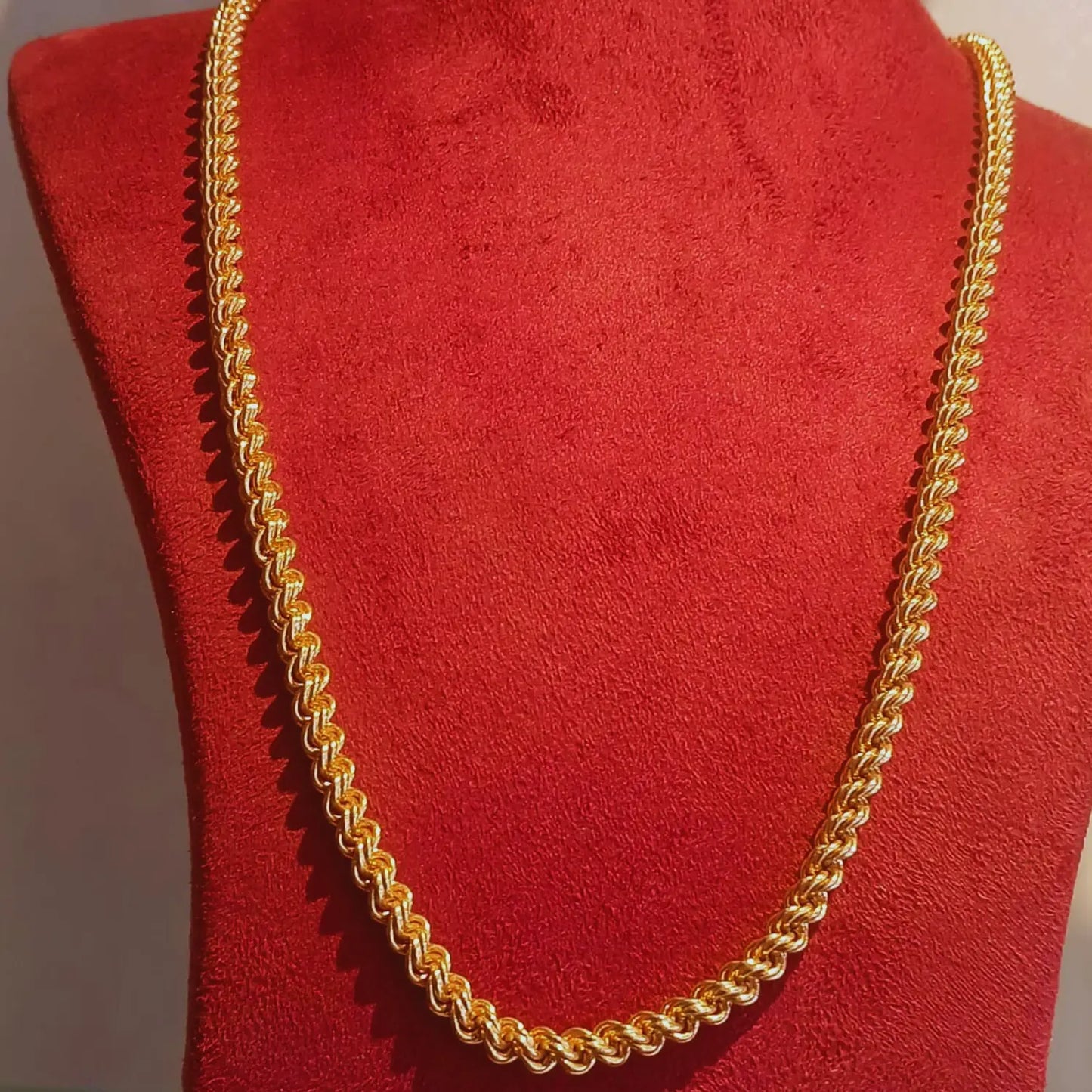 GOLD PLATED KAYARUPIRI CHAIN 
