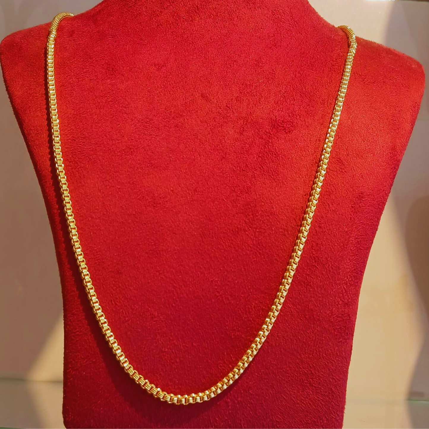 GOLD PLATED KERALA MODEL SAVITHAM KATTA CHAIN