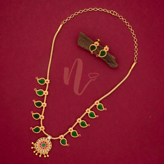 GOLD PLATED MANGO JEWELLERY SET 