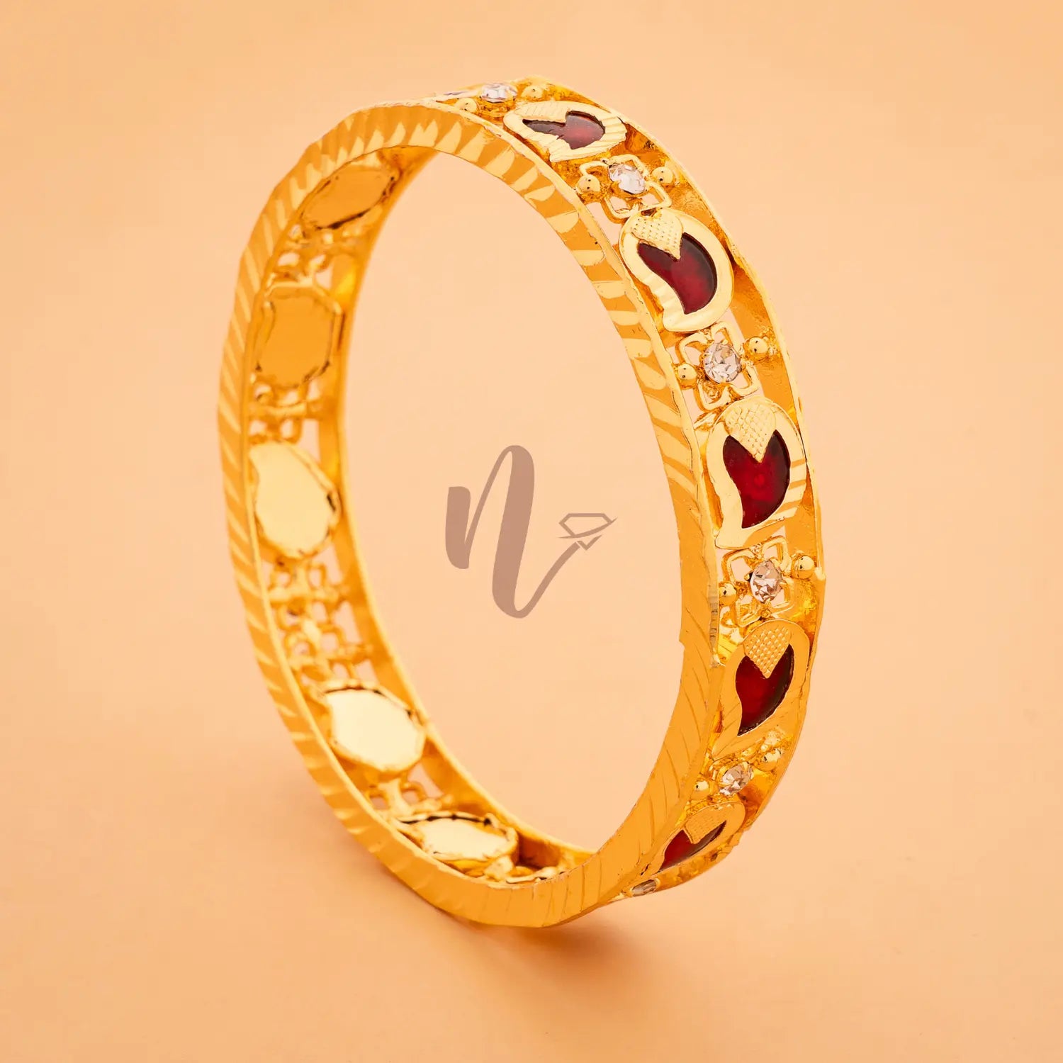 gold plated bangale