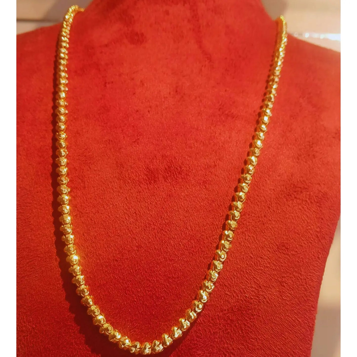 GOLD PLATED TRADITIONAL  CHAIN 