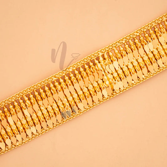 GOLD PLATED TRADITIONAL  MODEL 2 LAYER ELAKKA THALI 
