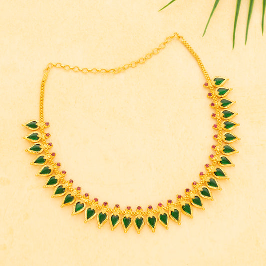 gold plated necklace