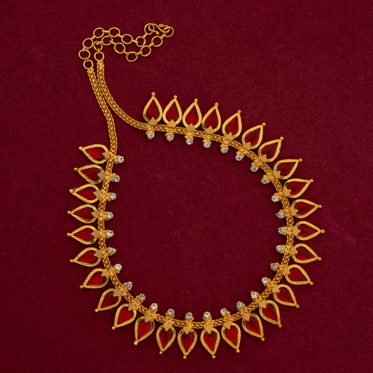 gold plated necklace