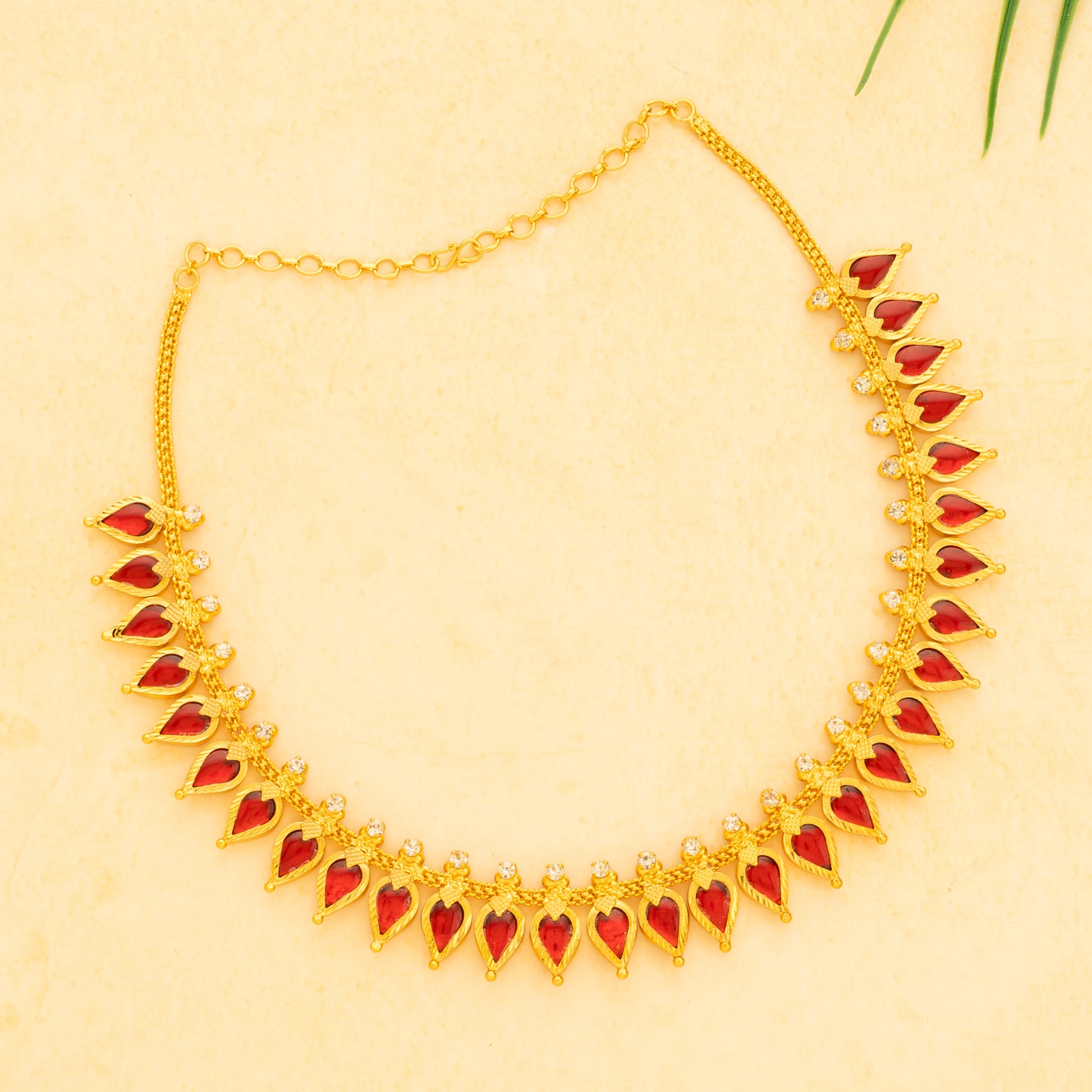 gold plated necklace