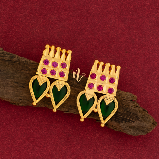 gold plated gopi stud