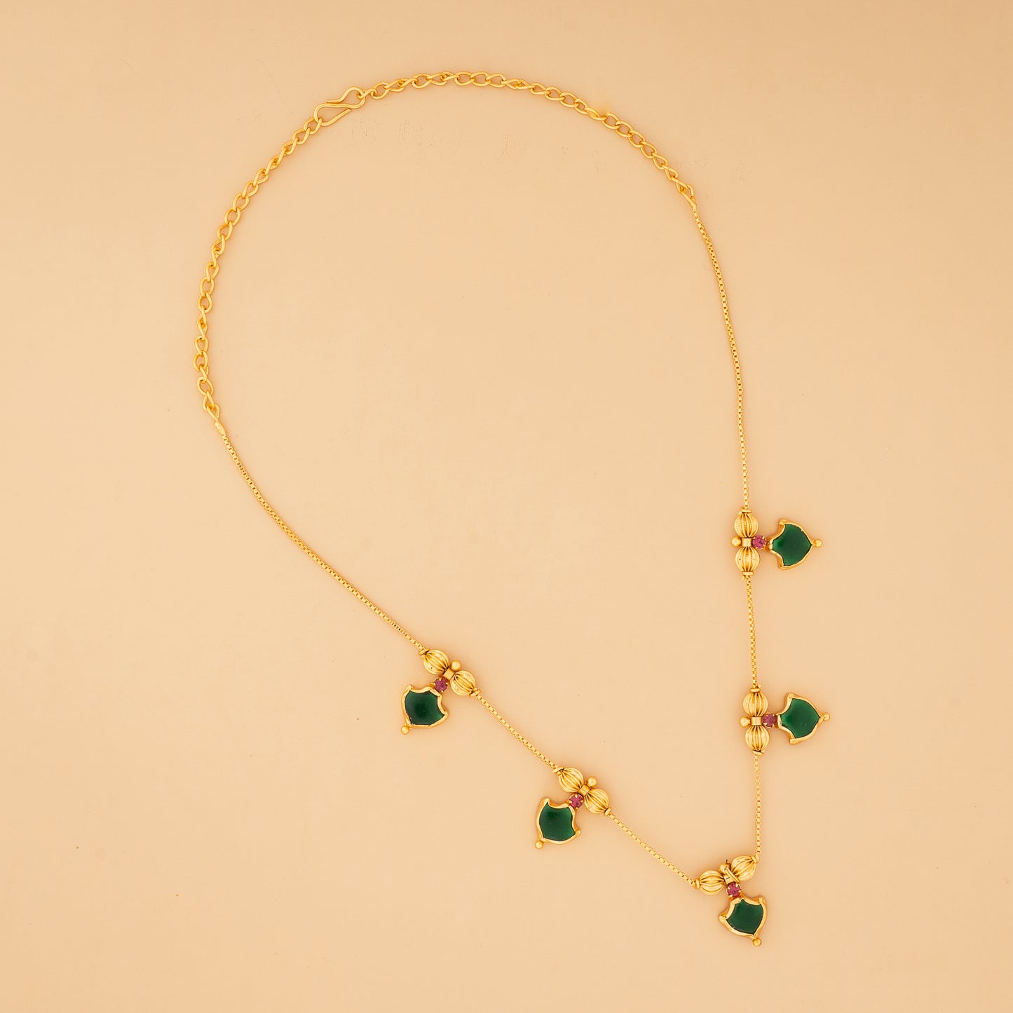 gold plated necklace