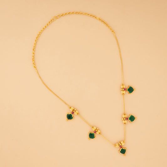 gold plated necklace