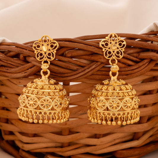 GOLD PLATED JHUMKA J63