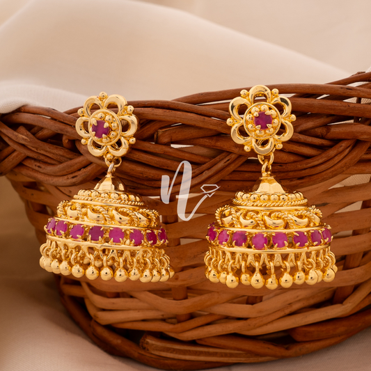GOLD PLATED JHUMKAJ19