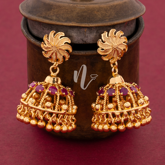 GOLD PLATED JHUMKA J73