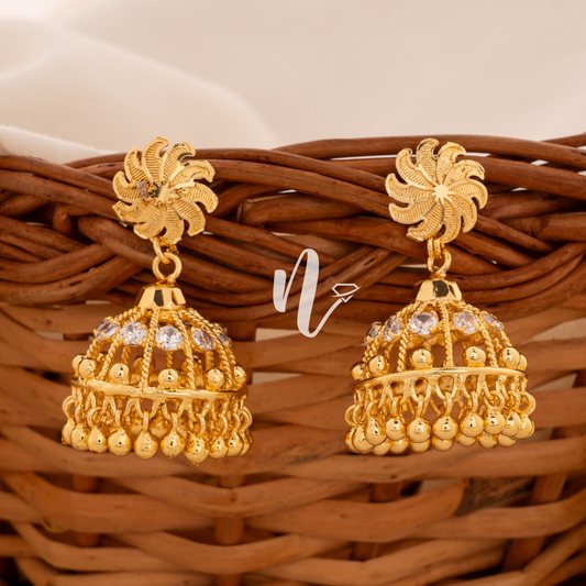 GOLD PLATED JHUMKA J73 W