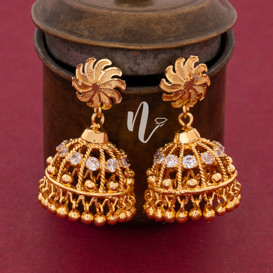 GOLD PLATED JHUMKA J73 W